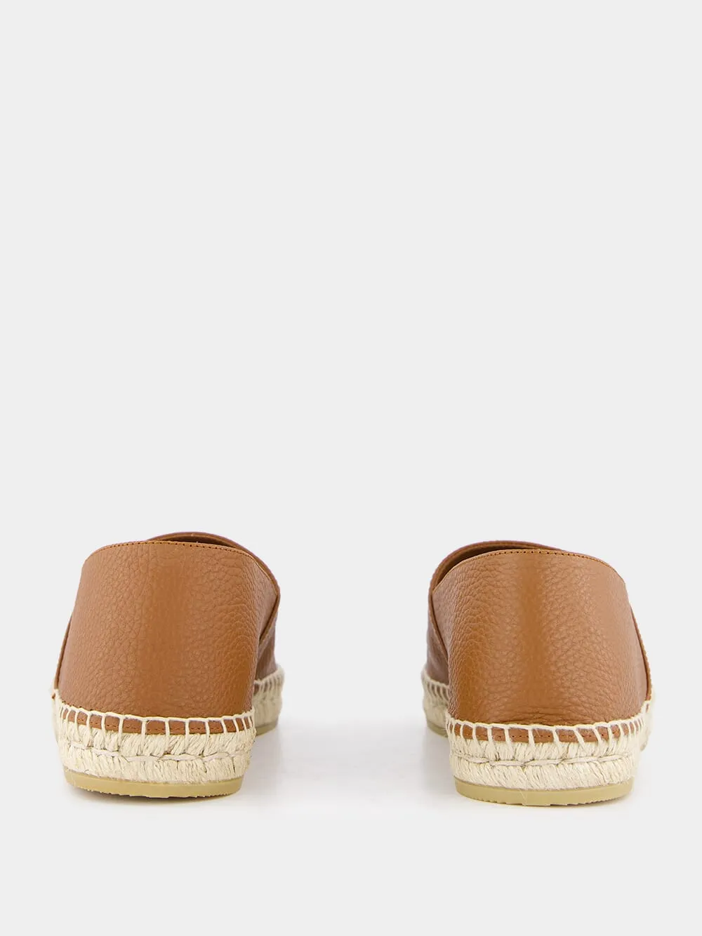 Tobacco Leather Espadrilles sold by Fashion Clinic product image thumbnail 5
