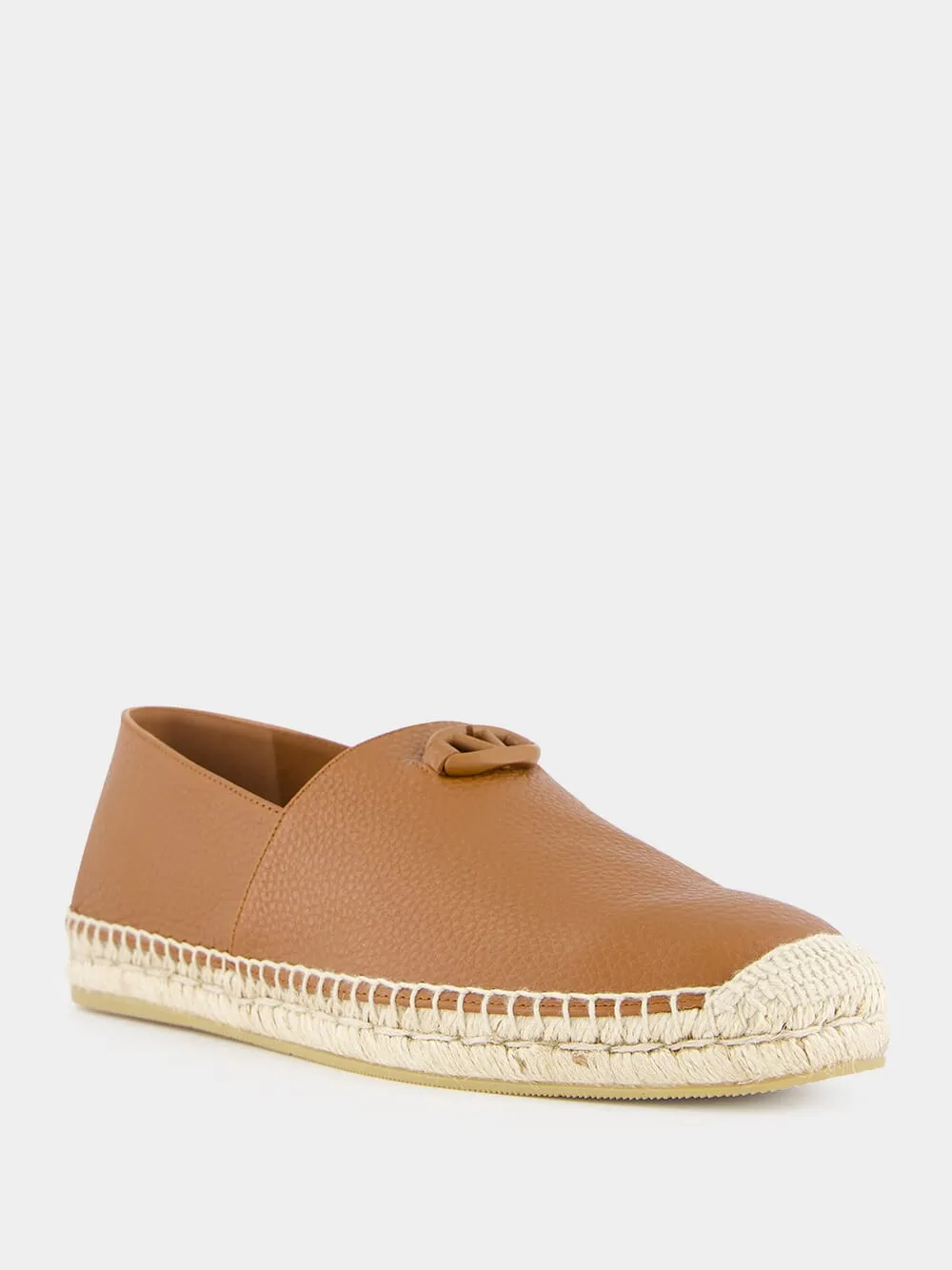 Tobacco Leather Espadrilles sold by Fashion Clinic product image thumbnail 2