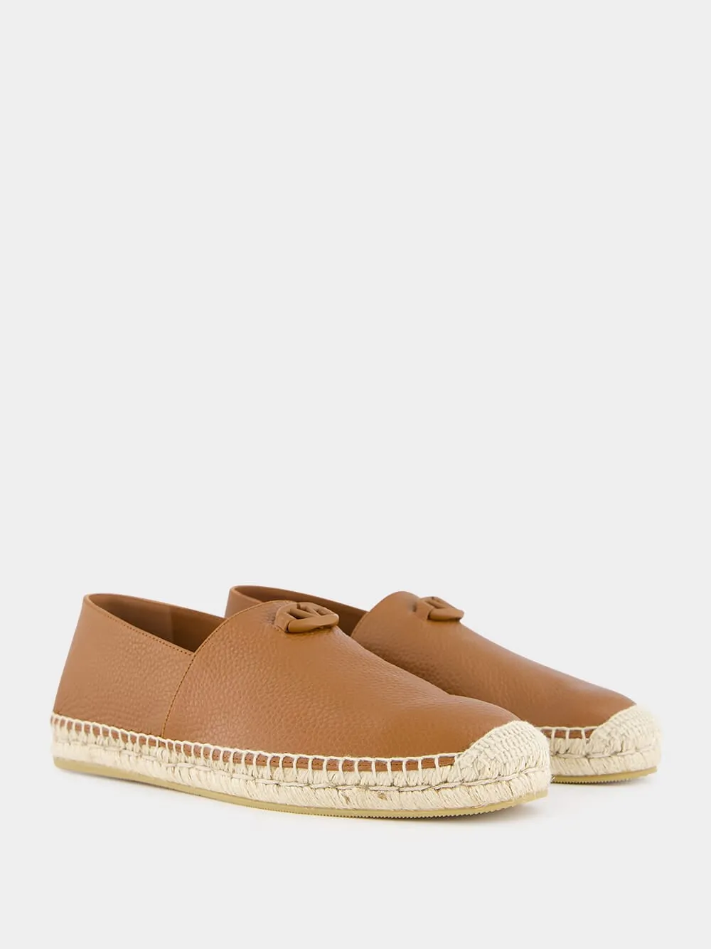 Tobacco Leather Espadrilles sold by Fashion Clinic product image thumbnail 3
