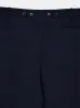 Navy Pleat-Detail Cotton Chinos sold by Fashion Clinic