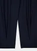 Navy Pleat-Detail Cotton Chinos sold by Fashion Clinic