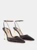 Espresso Python Glossy Slingback Pumps sold by Fashion Clinic
