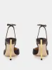 Espresso Python Glossy Slingback Pumps sold by Fashion Clinic