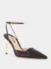 Espresso Python Glossy Slingback Pumps sold by Fashion Clinic