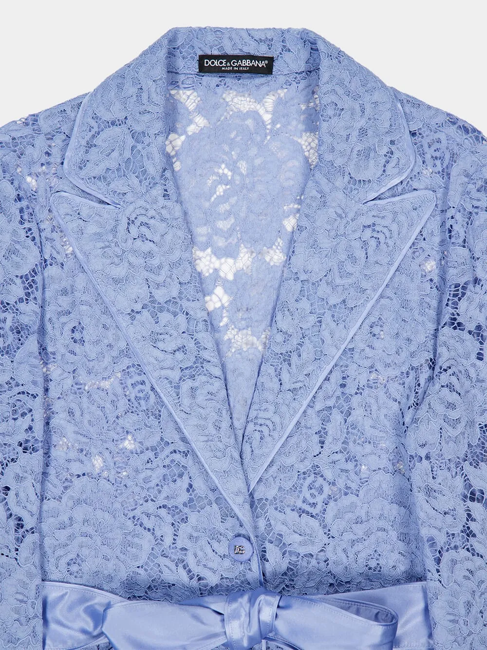 Floral Cordonetto Lace Pajama Shirt sold by Fashion Clinic product image thumbnail 5