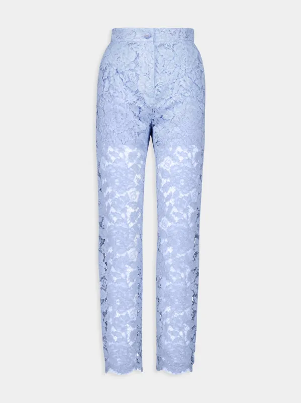 Floral Cordonetto Lace Pants made by Fashion Clinic