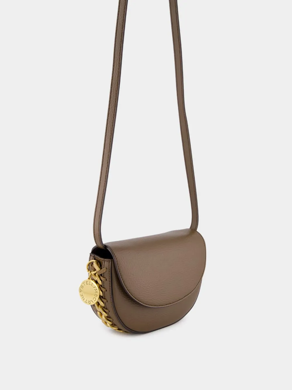 Brown Logo Charm Shoulder Bag sold by Fashion Clinic product image thumbnail 3