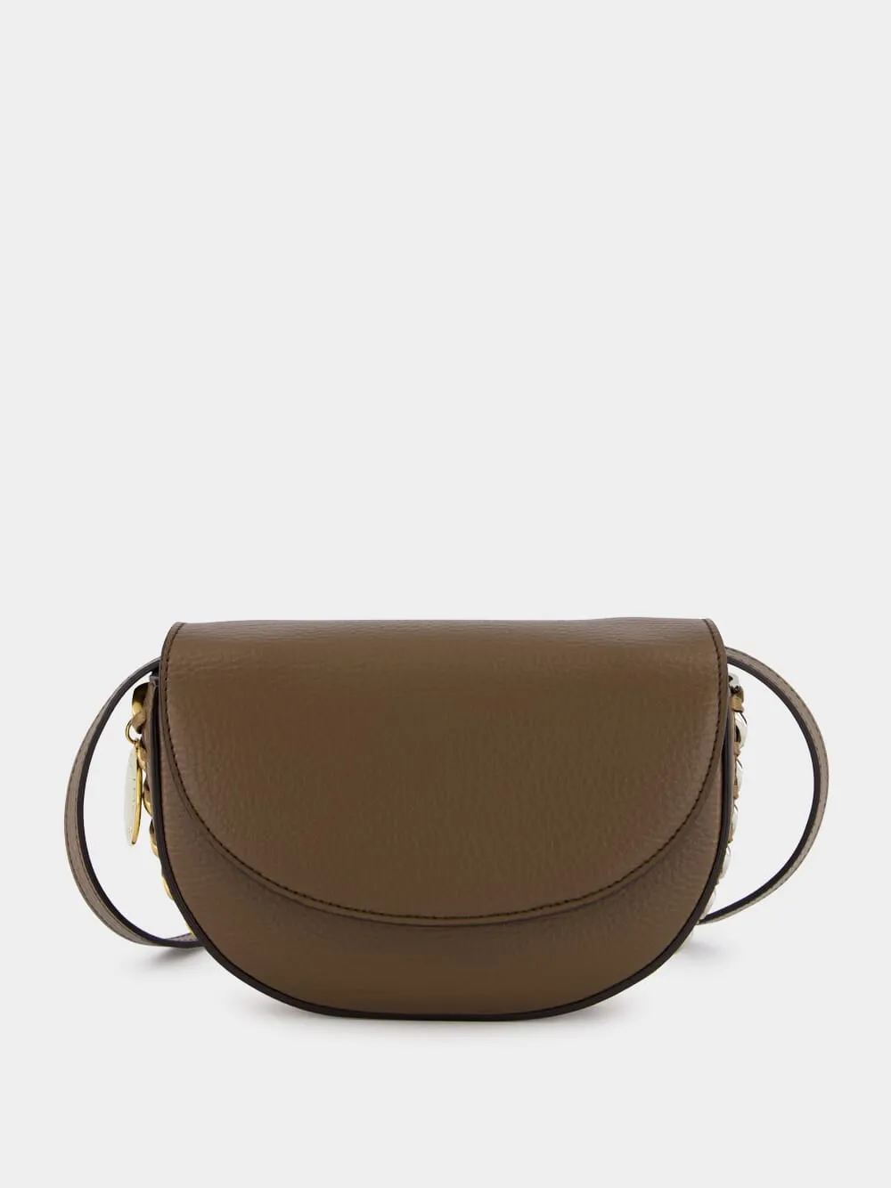 Brown Logo Charm Shoulder Bag sold by Fashion Clinic