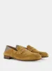 Brown Suede Penny Loafers sold by Fashion Clinic