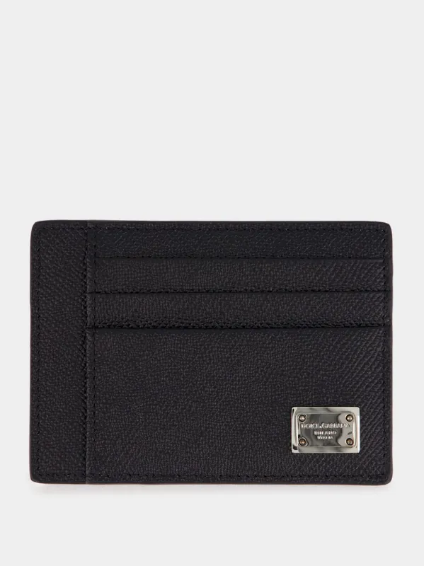 Dauphine-Print Calfskin Card Holder sold by Fashion Clinic