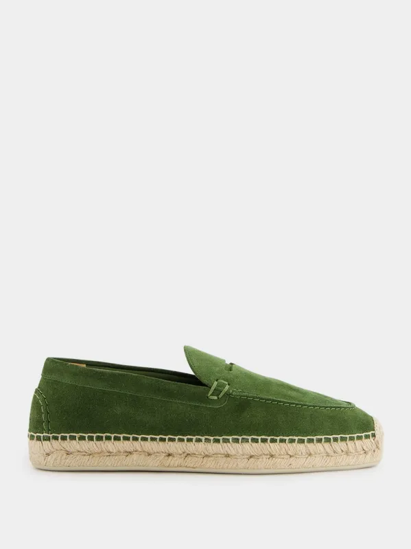 Green Paquepapa Espadrilles made by Christian Louboutin