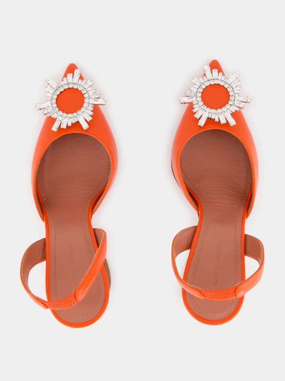Tangerine Begum 95mm Nappa Slingback sold by Fashion Clinic product image thumbnail 4