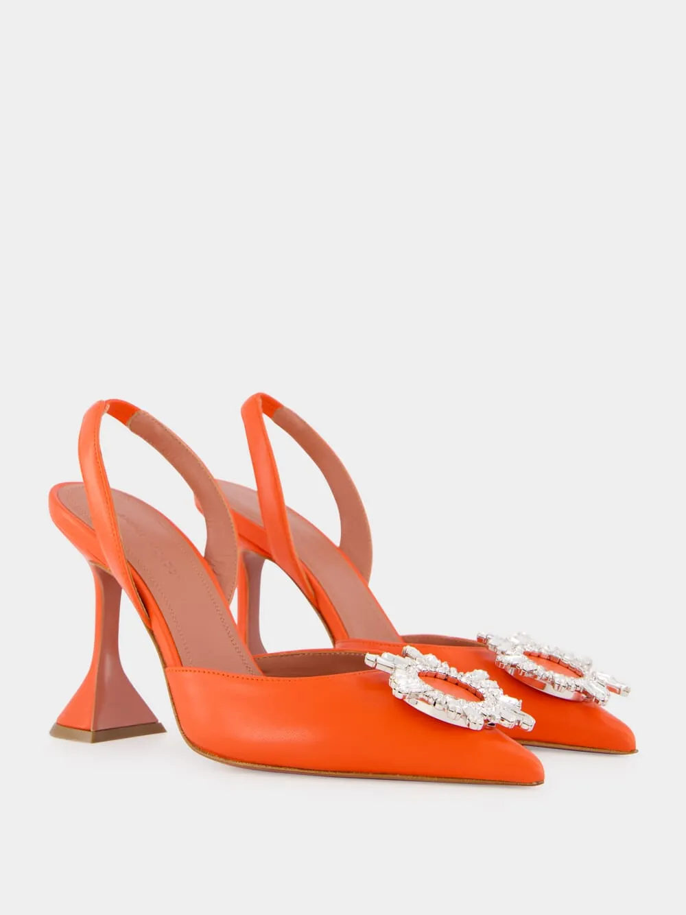 Tangerine Begum 95mm Nappa Slingback sold by Fashion Clinic product image thumbnail 3
