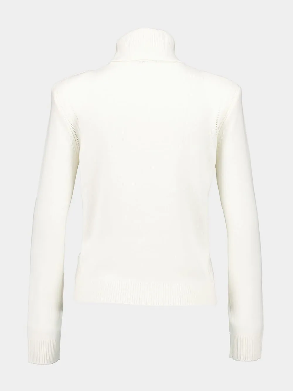Off-White Cashmere Turtleneck Top sold by Fashion Clinic product image thumbnail 2