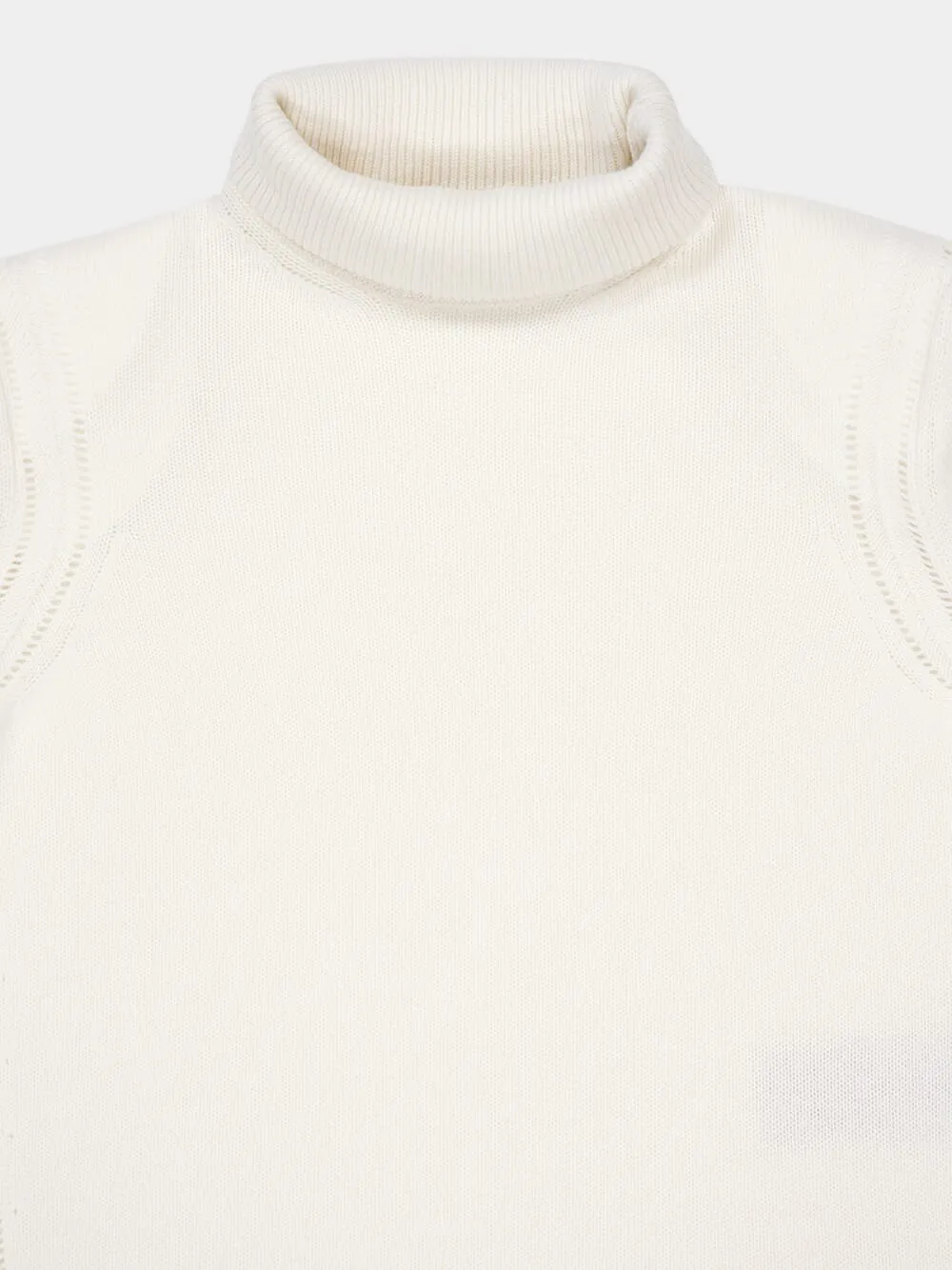 Off-White Cashmere Turtleneck Top sold by Fashion Clinic product image thumbnail 3
