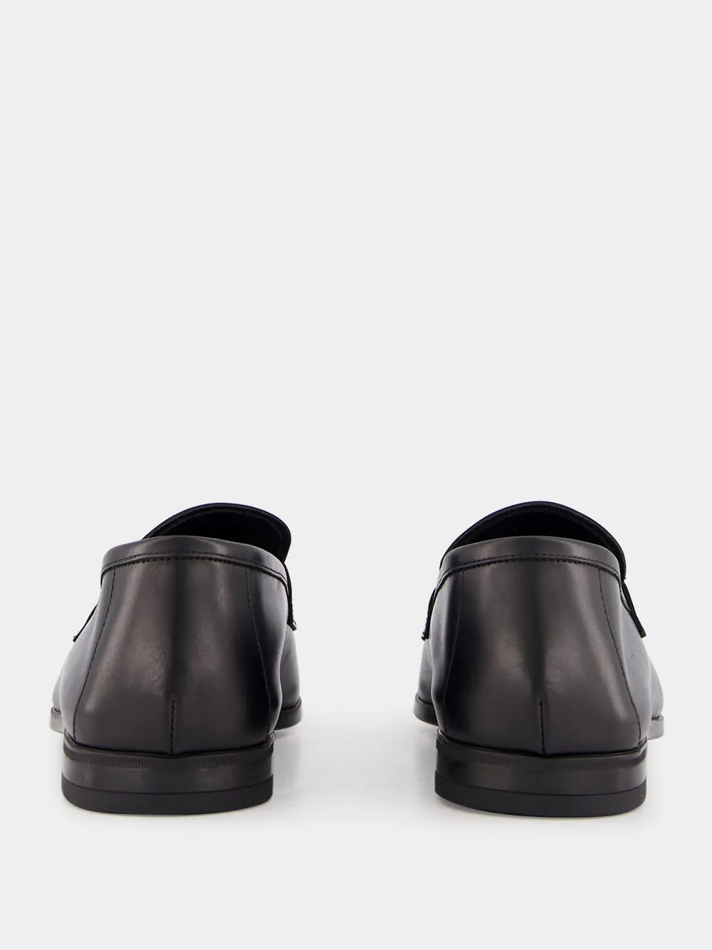Black Leather Loafers sold by Fashion Clinic product image thumbnail 5