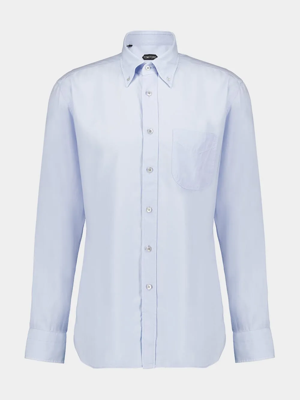Pale Blue Long-Sleeve Shirt sold by Fashion Clinic