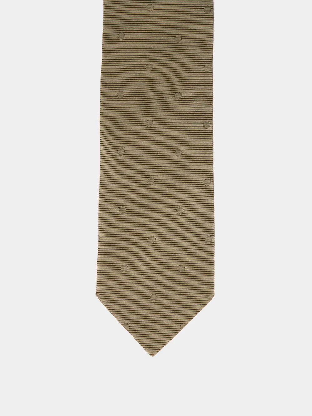 Classic Brown Mulberry Silk Tie sold by Fashion Clinic product image thumbnail 3