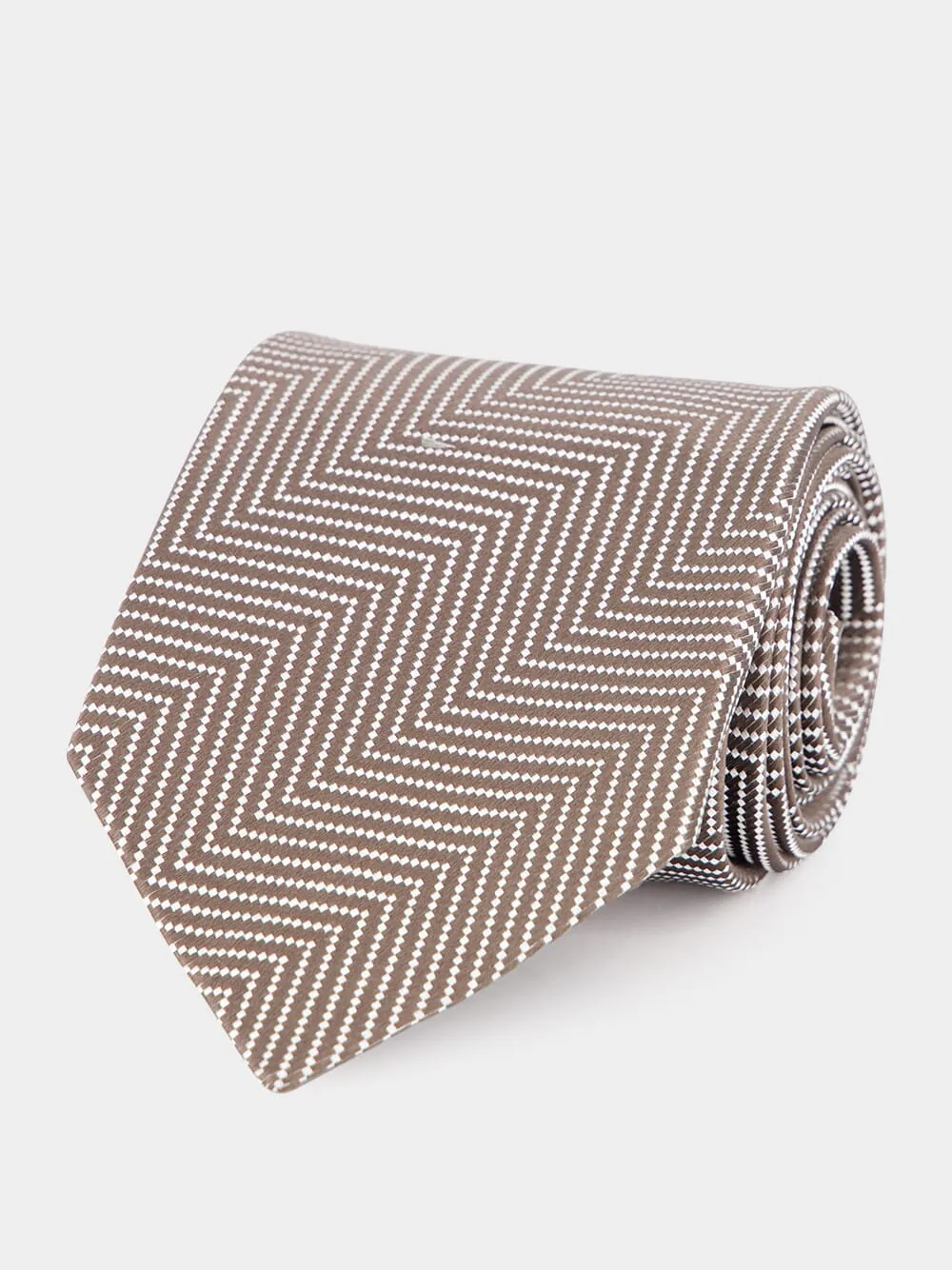 Brown Mulberry Silk Tie sold by Fashion Clinic
