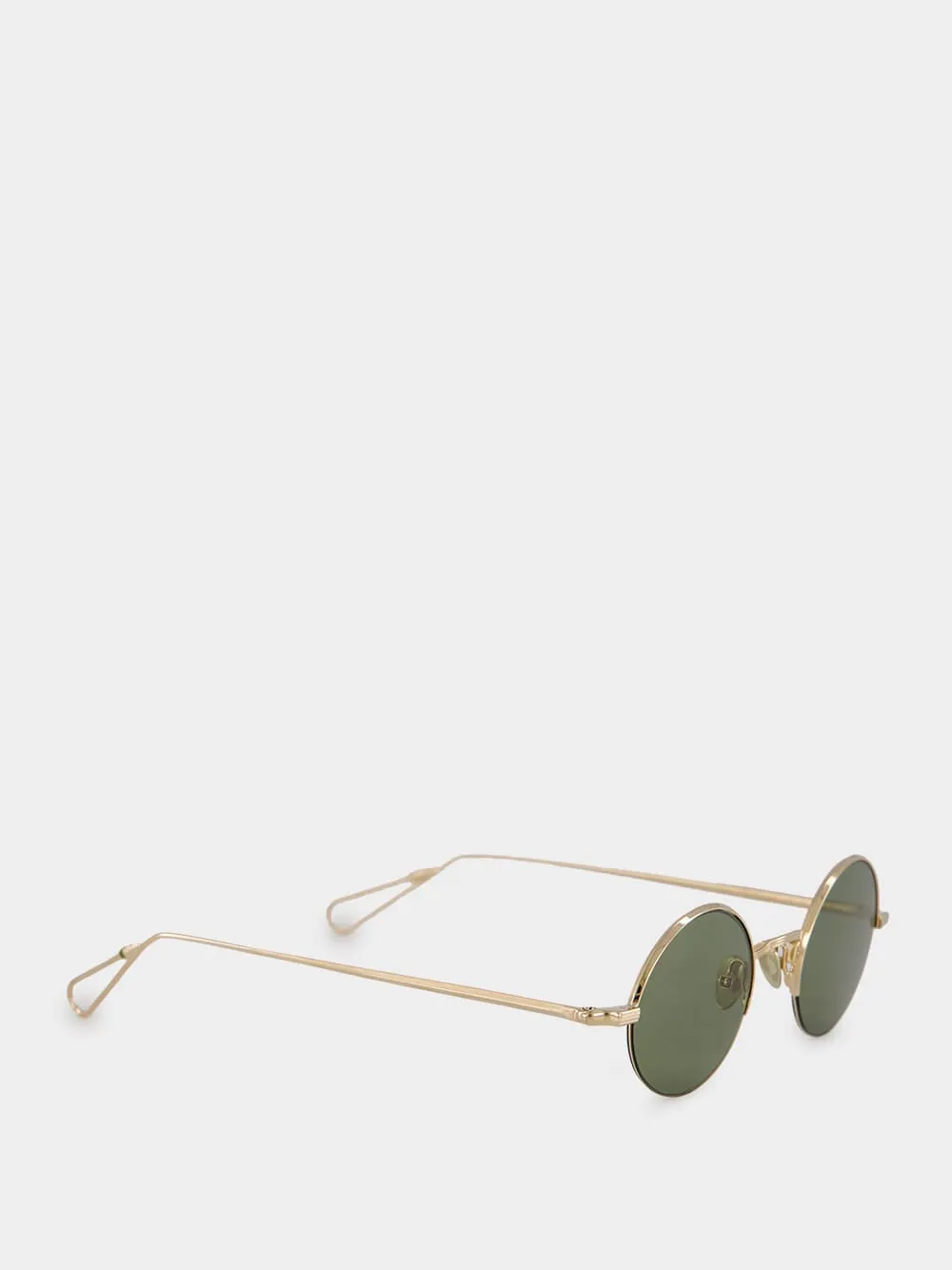 Khaki Lépine Round Sunglasses sold by Fashion Clinic product image thumbnail 3