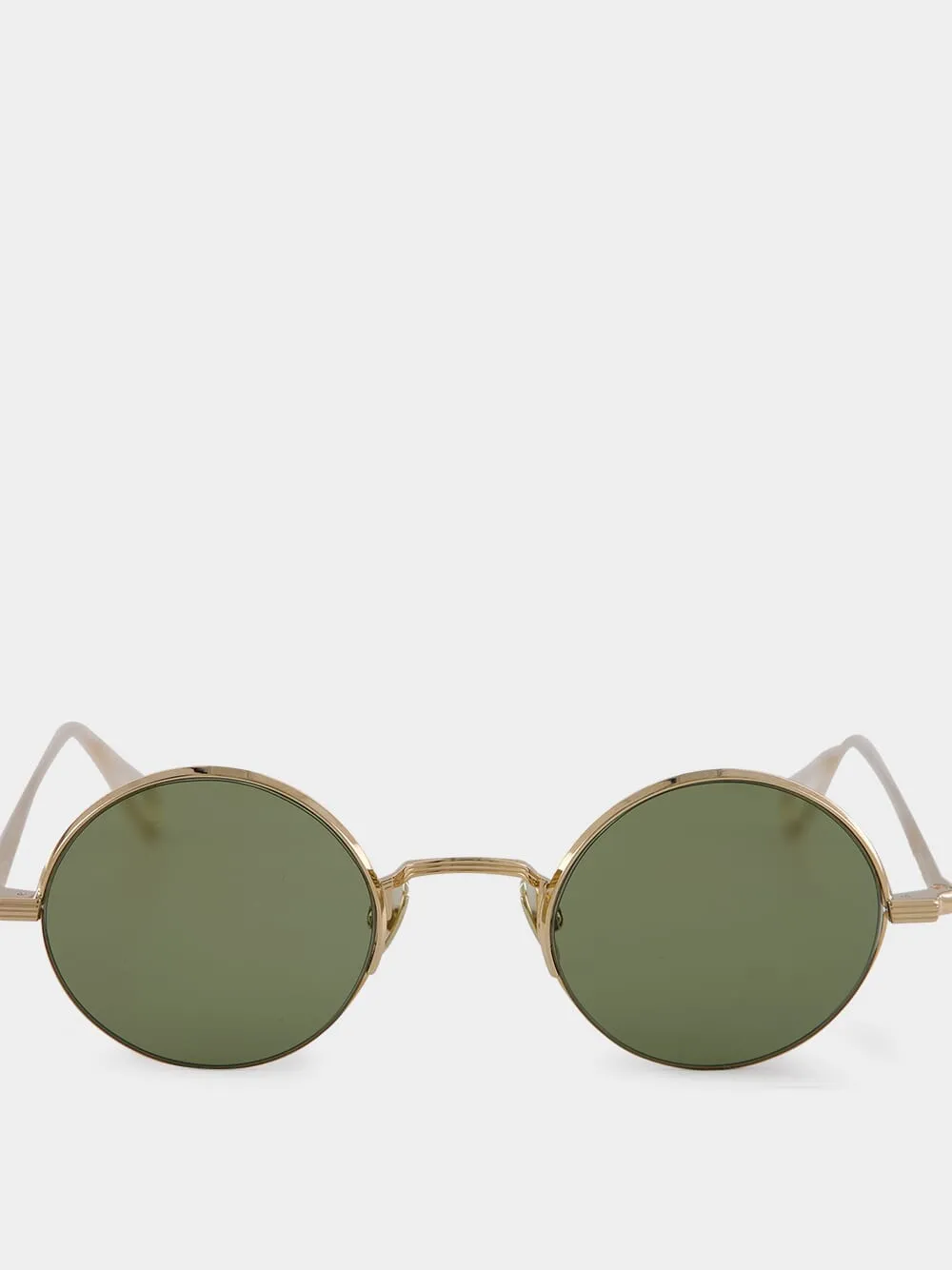 Khaki Lépine Round Sunglasses sold by Fashion Clinic product image thumbnail 5