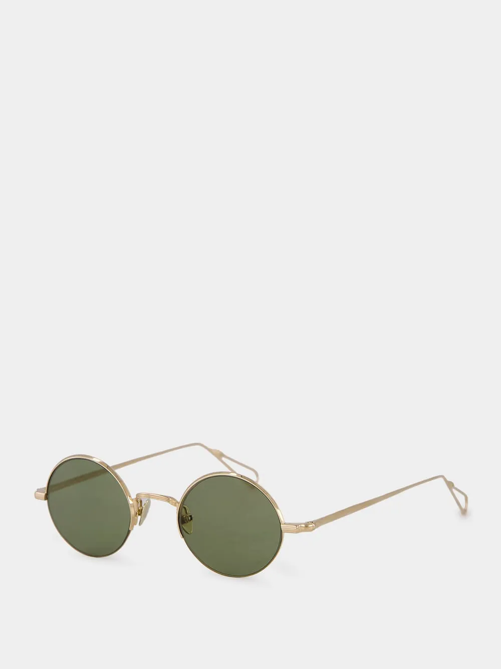 Khaki Lépine Round Sunglasses sold by Fashion Clinic product image thumbnail 4