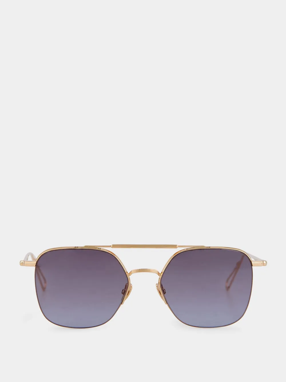 Louxor Peony Gold Aviator Sunglasses sold by Fashion Clinic