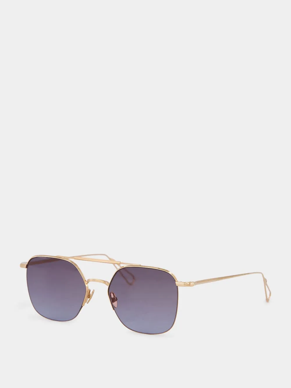 Louxor Peony Gold Aviator Sunglasses sold by Fashion Clinic product image thumbnail 3