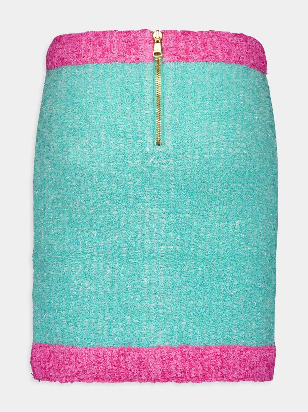 Two-Tone Buttoned Knit Skirt sold by Fashion Clinic product image thumbnail 3