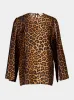 Acorus Junglito Print Silk Blouse sold by Fashion Clinic