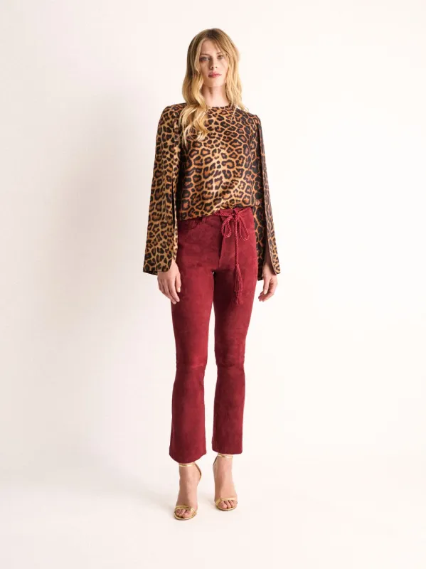 Acorus Junglito Print Silk Blouse sold by Fashion Clinic