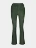 Zircon Suede Green Flared Pants sold by Fashion Clinic