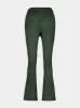 Zircon Suede Green Flared Pants sold by Fashion Clinic