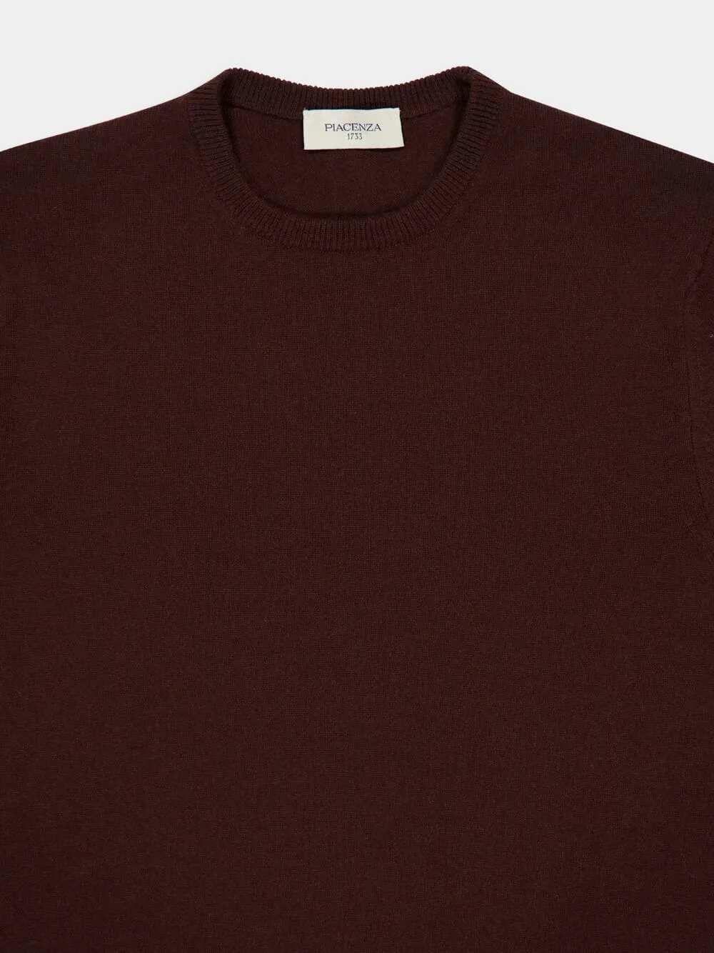 Brown Cashmere Crewneck Sweater sold by Fashion Clinic product image thumbnail 3