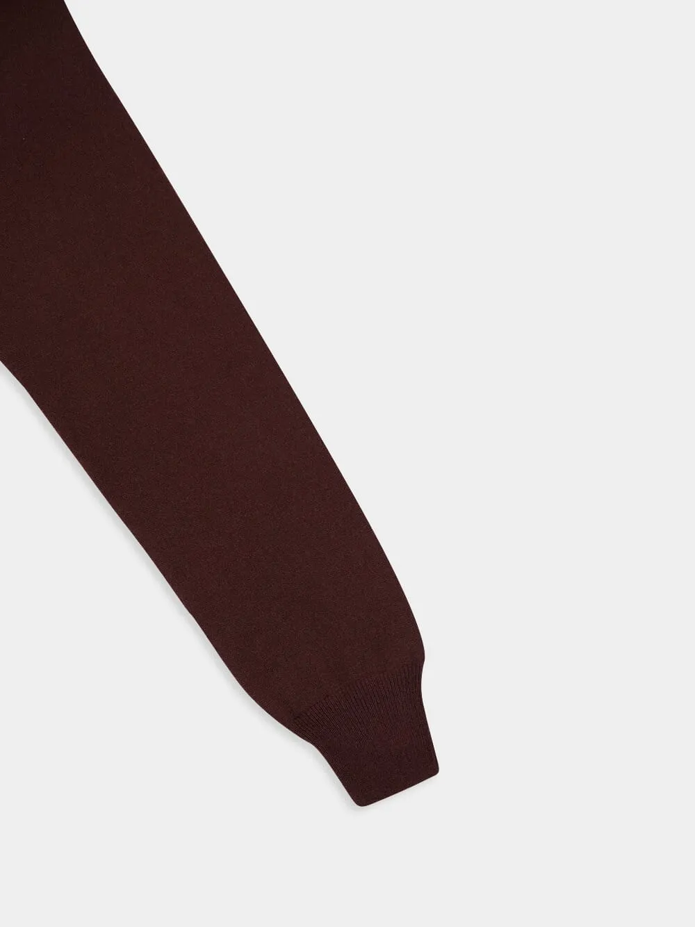 Brown Cashmere Crewneck Sweater sold by Fashion Clinic product image thumbnail 4