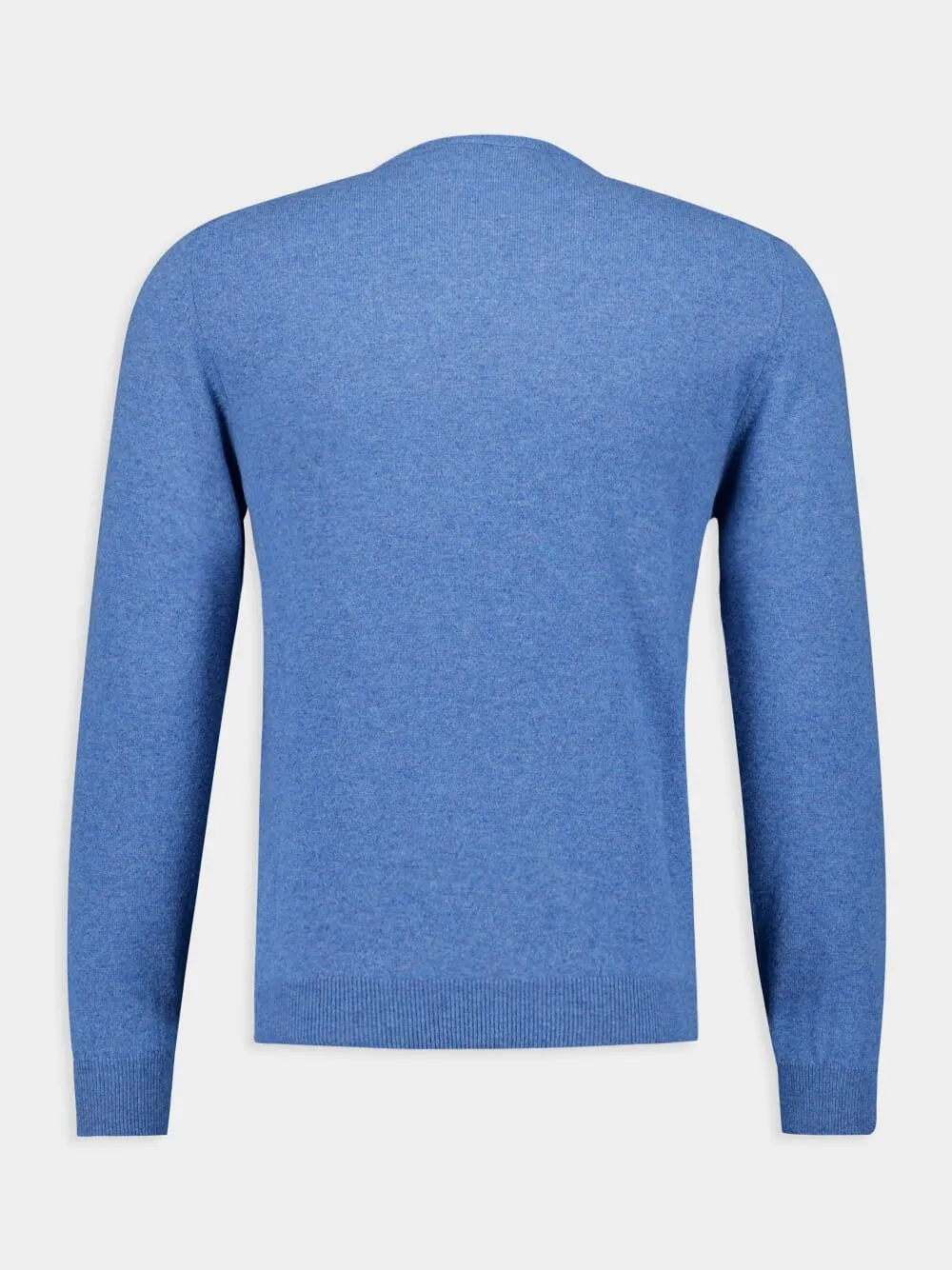 Denim Blue Cashmere Crewneck Sweater sold by Fashion Clinic product image thumbnail 2