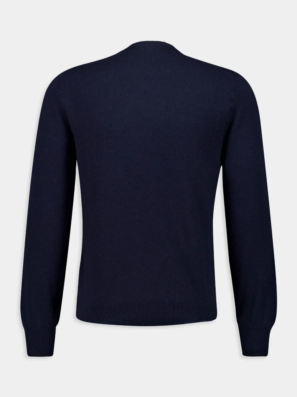 Blue Cashmere Crewneck Sweater sold by Fashion Clinic product image thumbnail 2