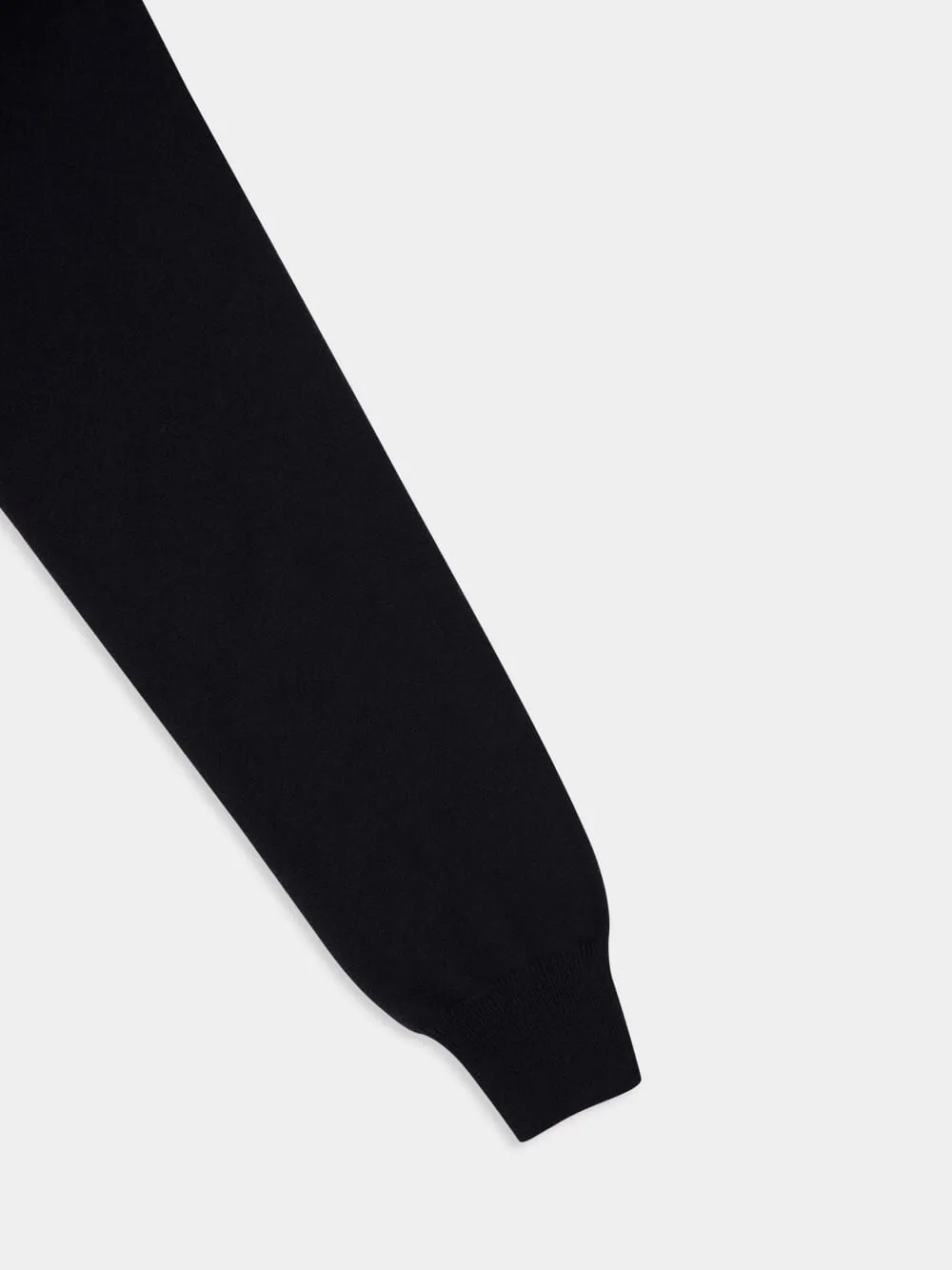 Black Cashmere Crewneck Sweater sold by Fashion Clinic product image thumbnail 4