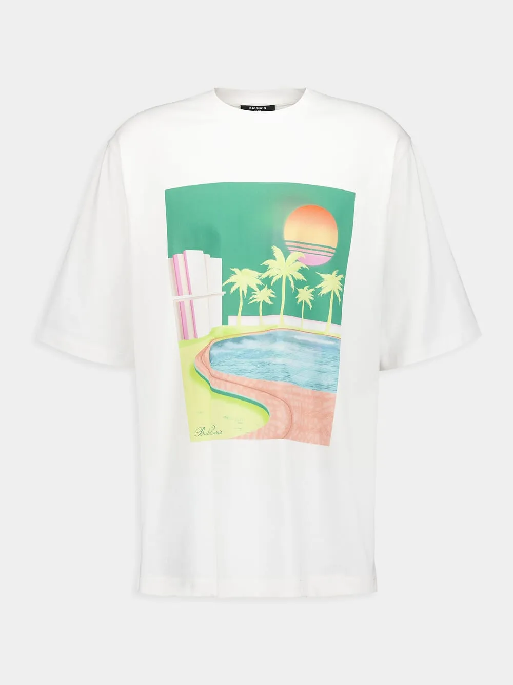 Postcard Print T-Shirt sold by Fashion Clinic