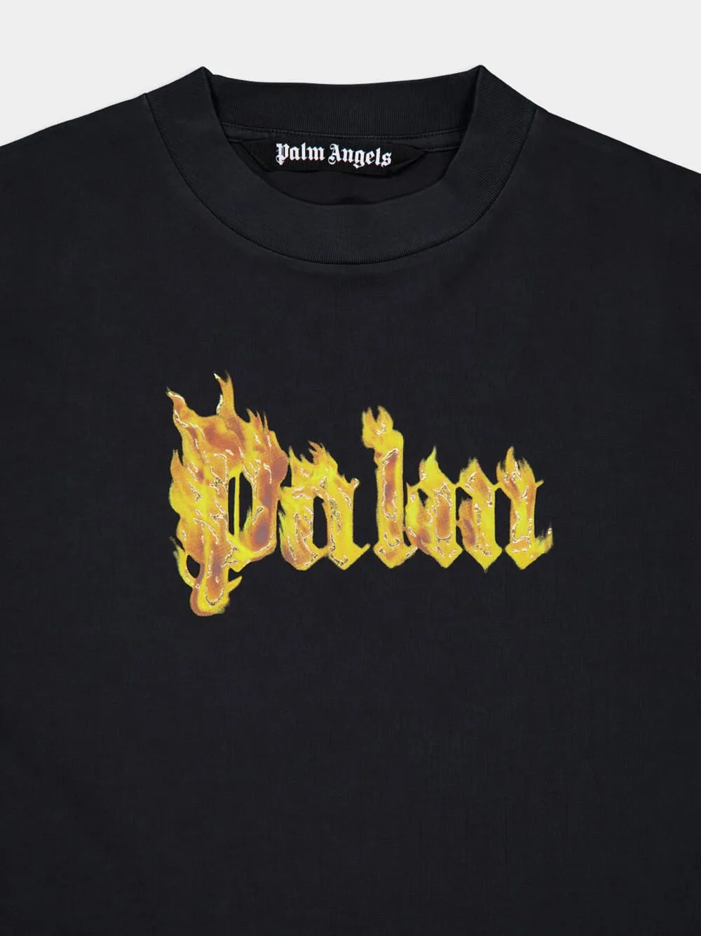 Burning Logo T-Shirt sold by Fashion Clinic product image thumbnail 5