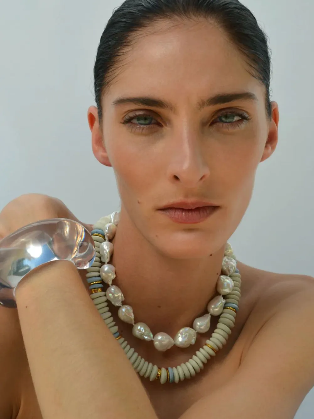 White Laguna Necklace sold by Fashion Clinic product image thumbnail 2