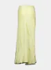 Light Yellow Maxi Skirt sold by Fashion Clinic