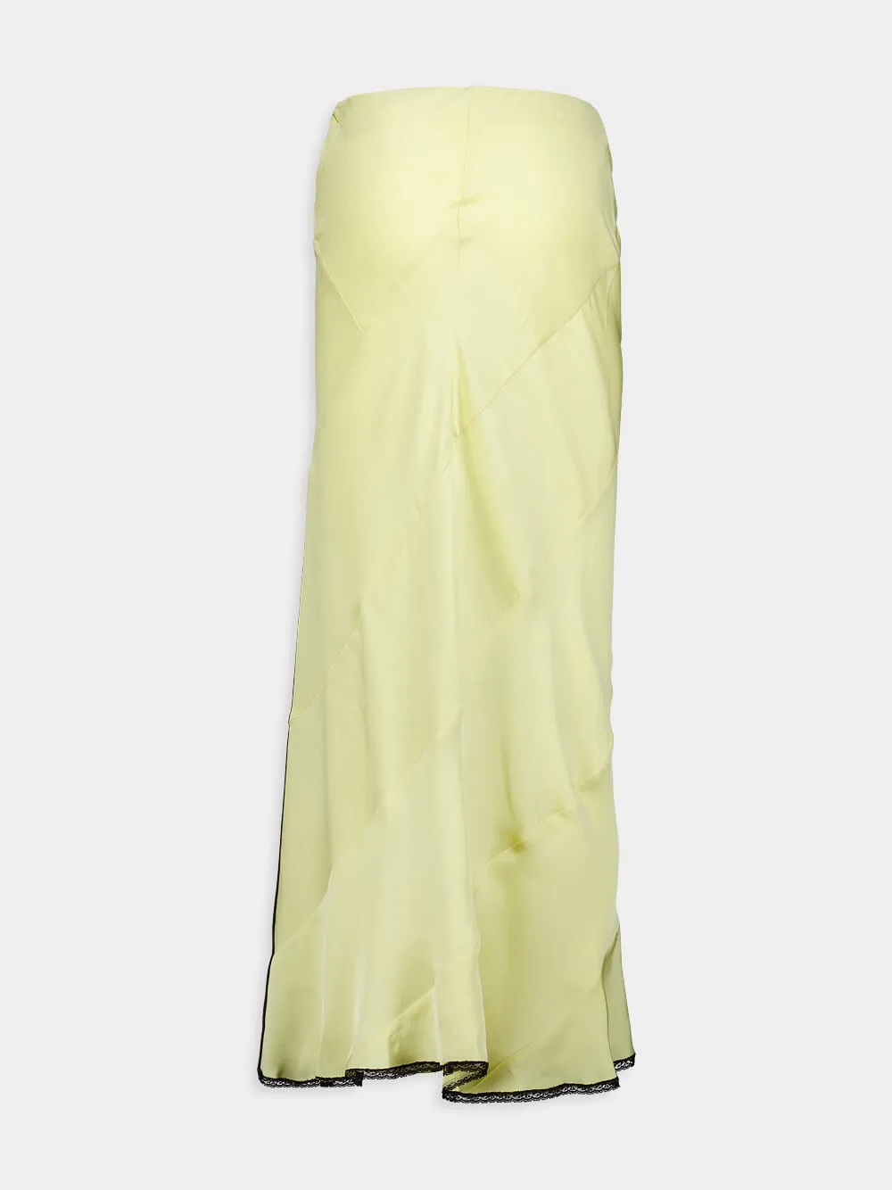Light Yellow Maxi Skirt sold by Fashion Clinic product image thumbnail 2