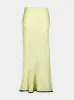Light Yellow Maxi Skirt sold by Fashion Clinic