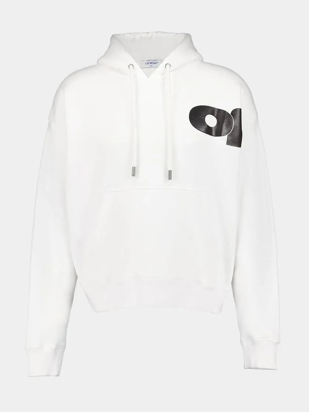 White Shared Logo Skate Hoodie sold by Fashion Clinic