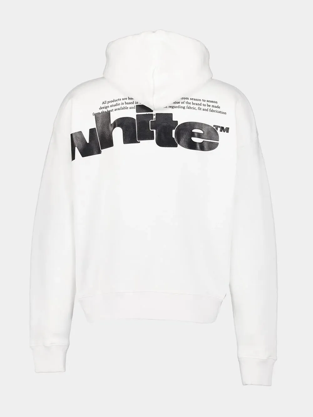 White Shared Logo Skate Hoodie sold by Fashion Clinic product image thumbnail 2