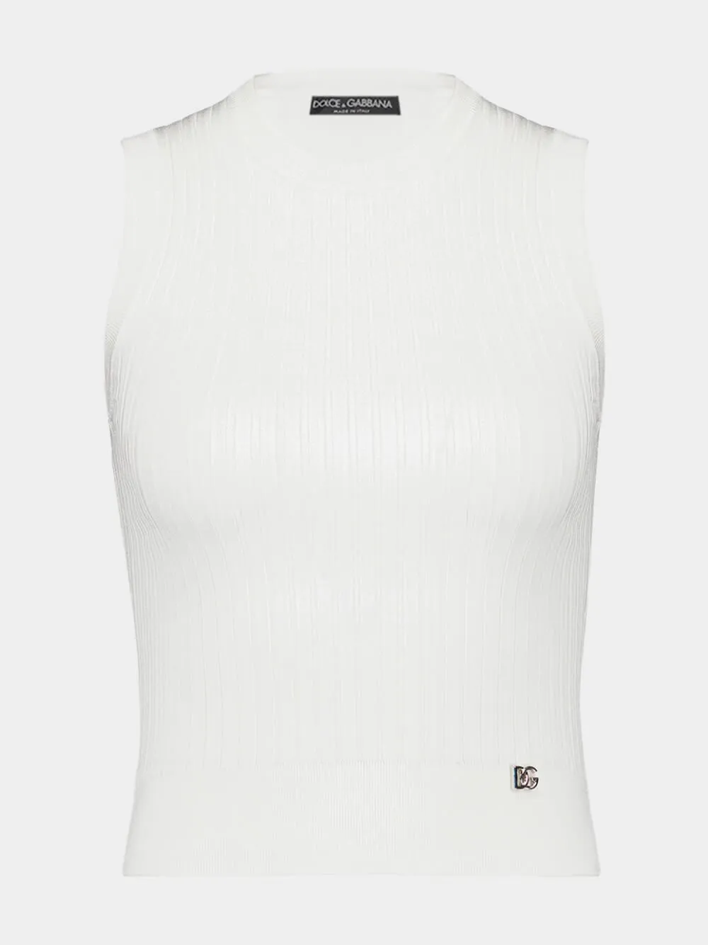 Ribbed Stretch Viscose Vest Top sold by Fashion Clinic product image thumbnail 2