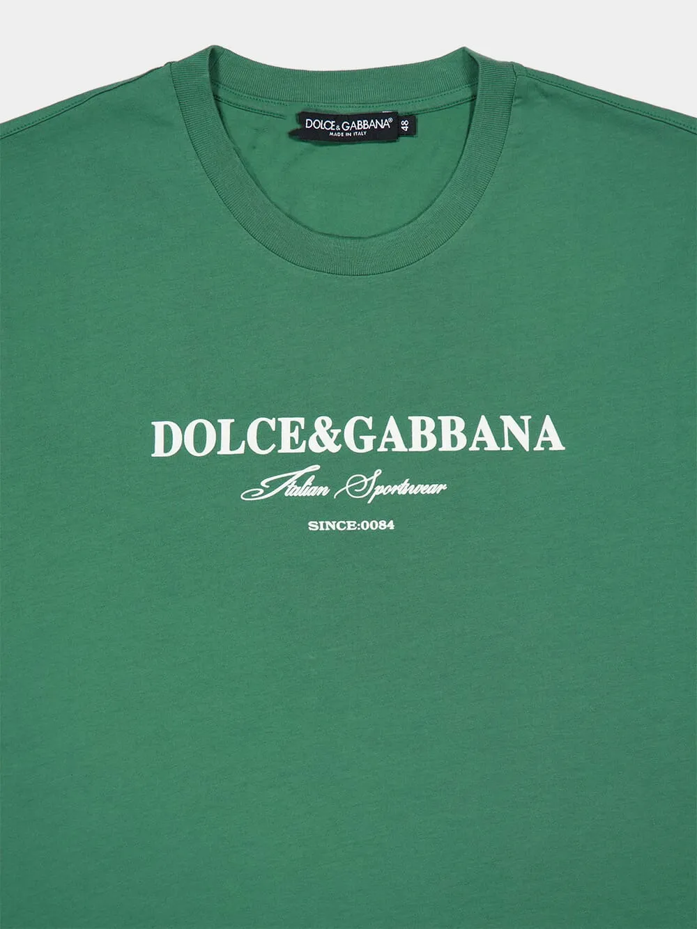 Green Logo Print T-Shirt sold by Fashion Clinic product image thumbnail 3