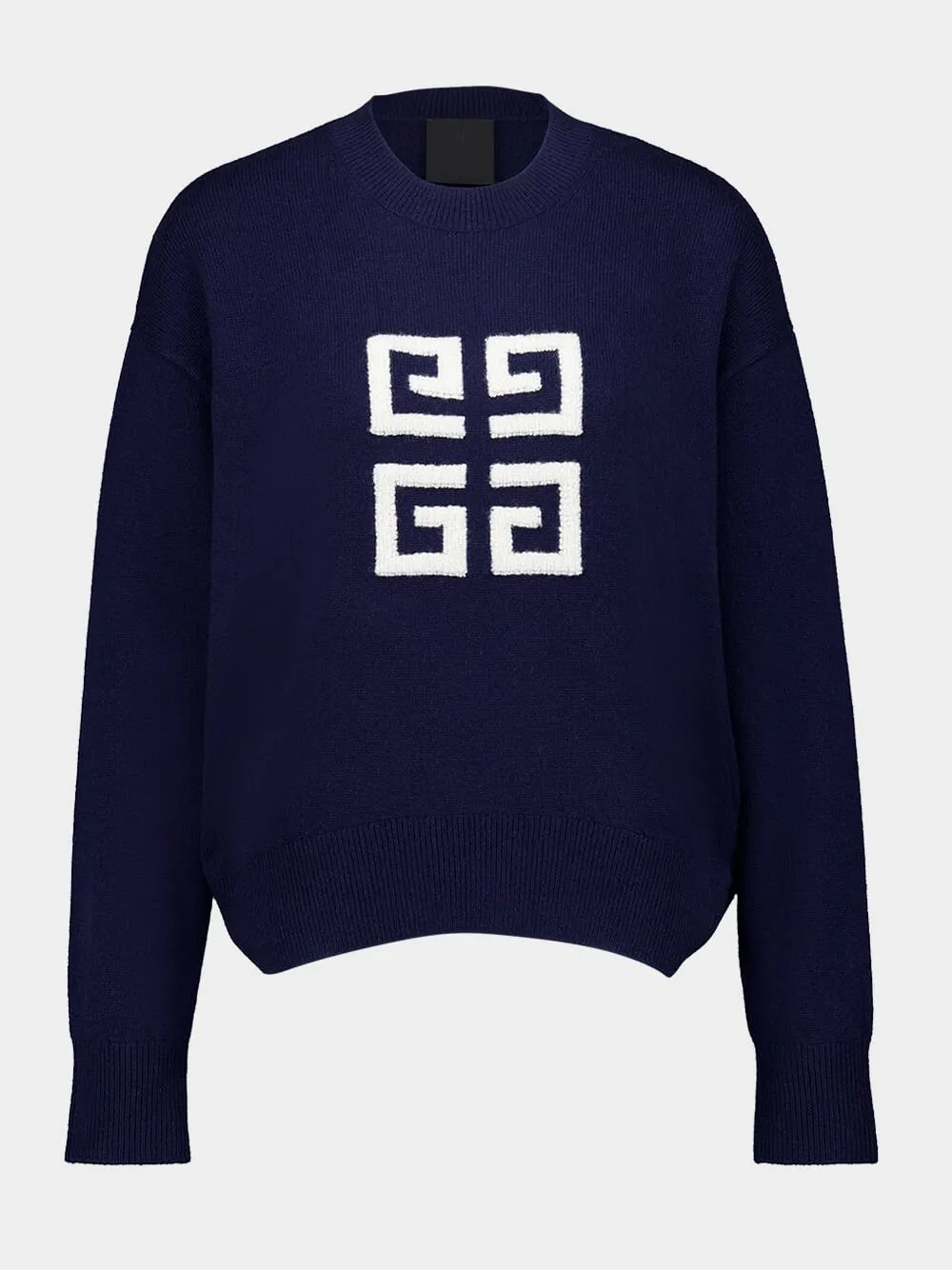 Navy 4G Cashmere Sweater sold by Fashion Clinic