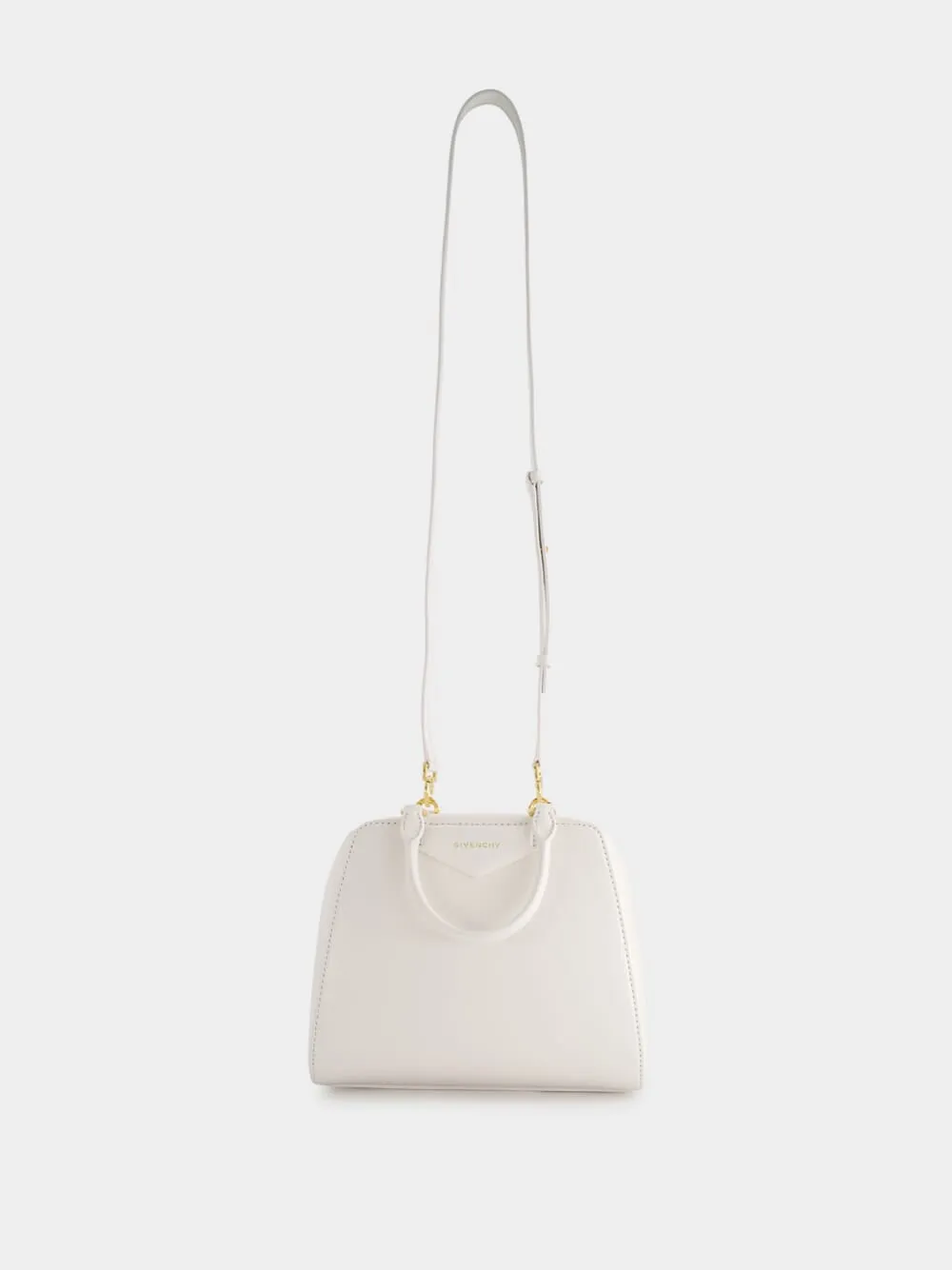 Ivory Mini Antigona Cube Bag sold by Fashion Clinic product image thumbnail 3